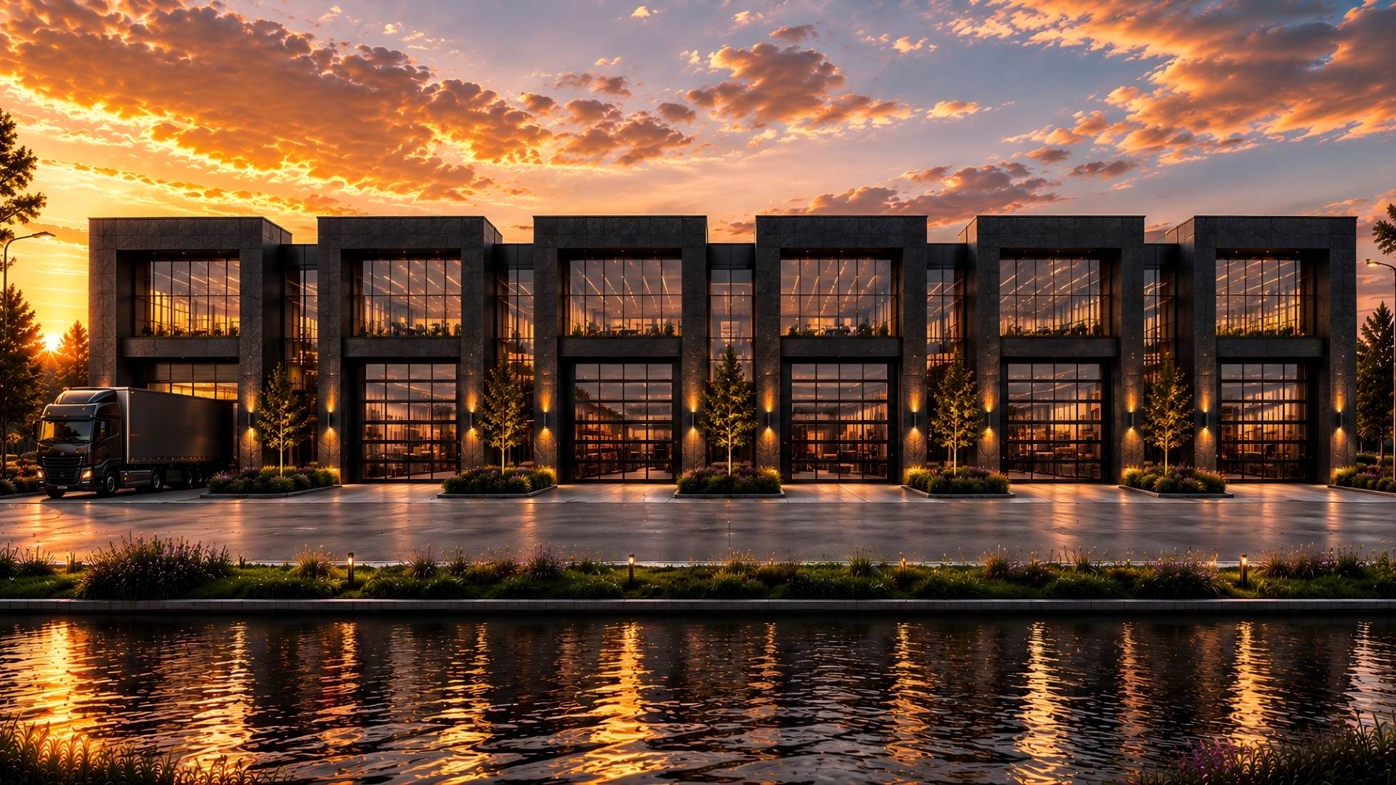 Baanstee-Noord bedrijfsgebouwen — artist impression